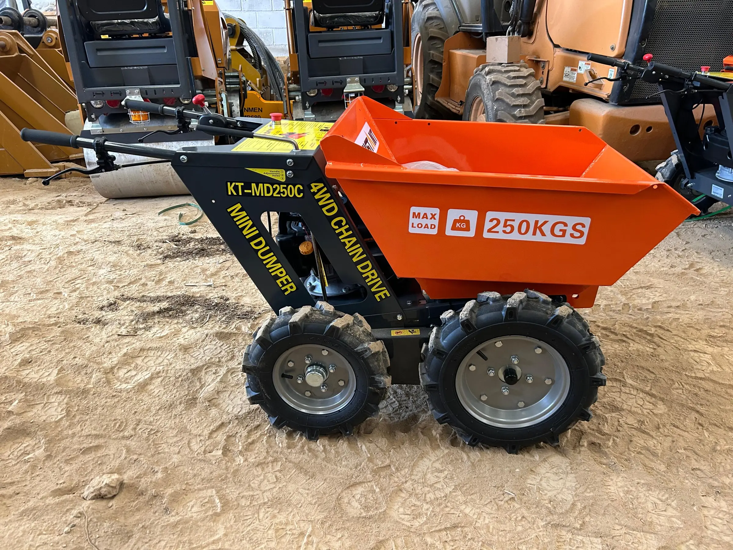 Carretilla Motorizada MD25, Carga 250 Kg