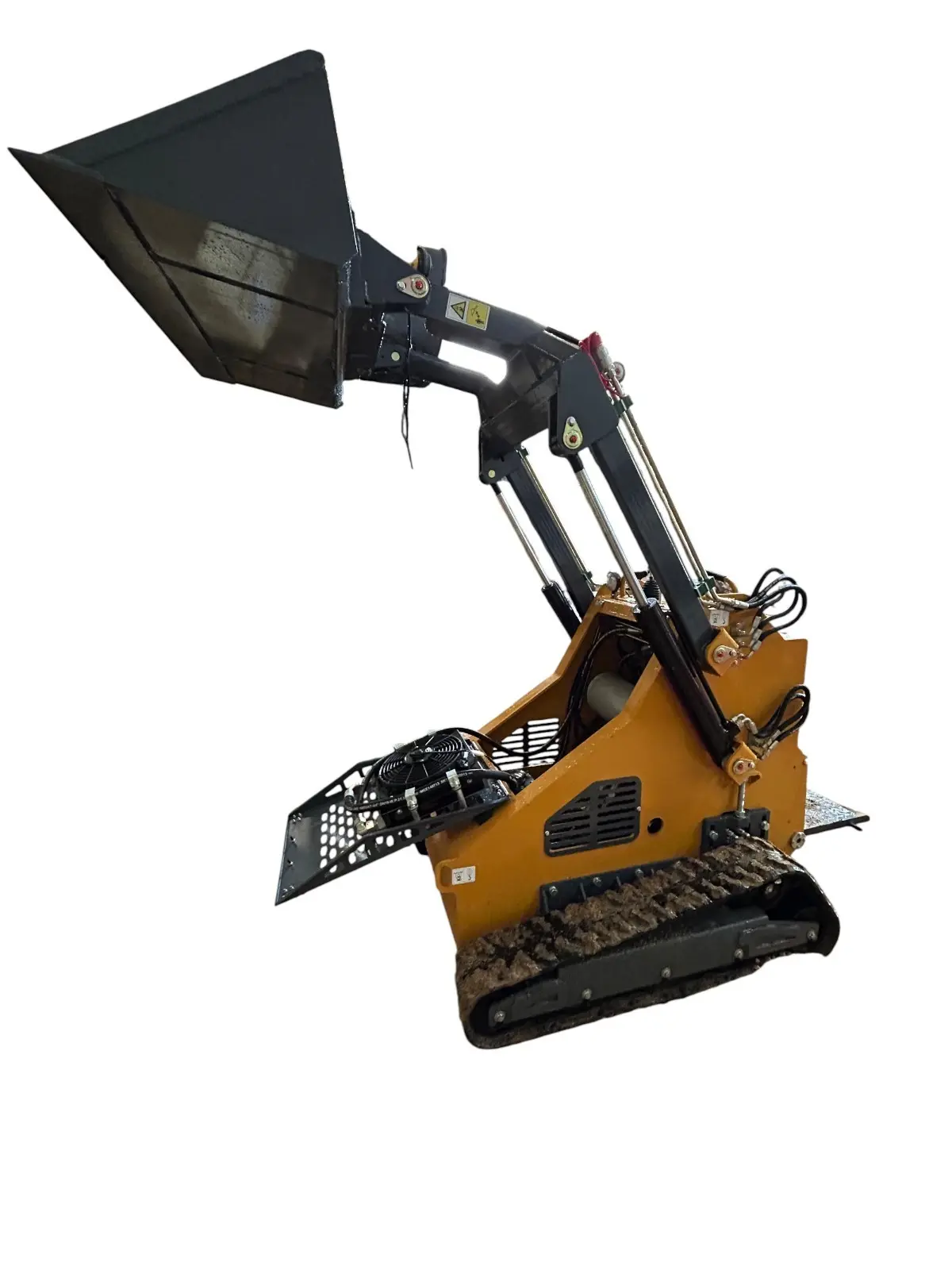 Mini Cargador BMS380 con Bandas, Bote 0.15 m³ Tipo Bobcat, photo 2