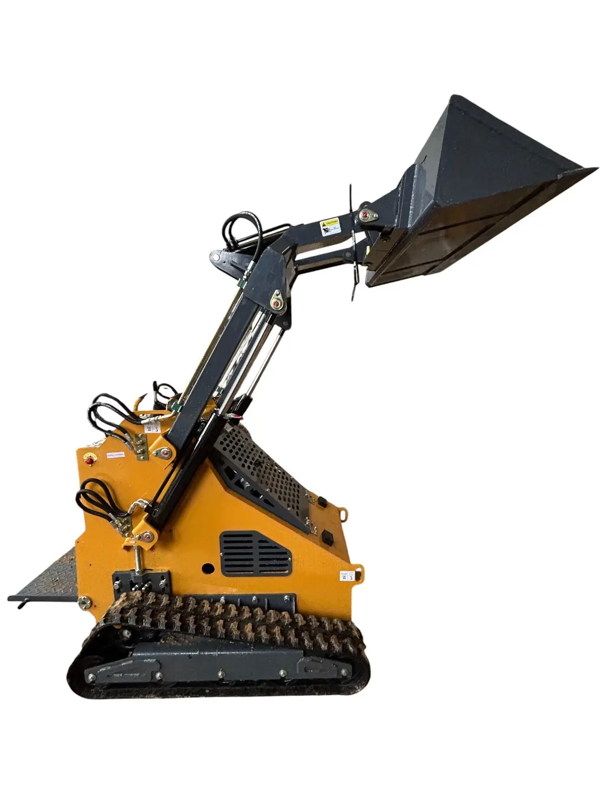 Mini Cargador BMS380 con Bandas, Bote 0.15 m³ Tipo Bobcat, photo 3