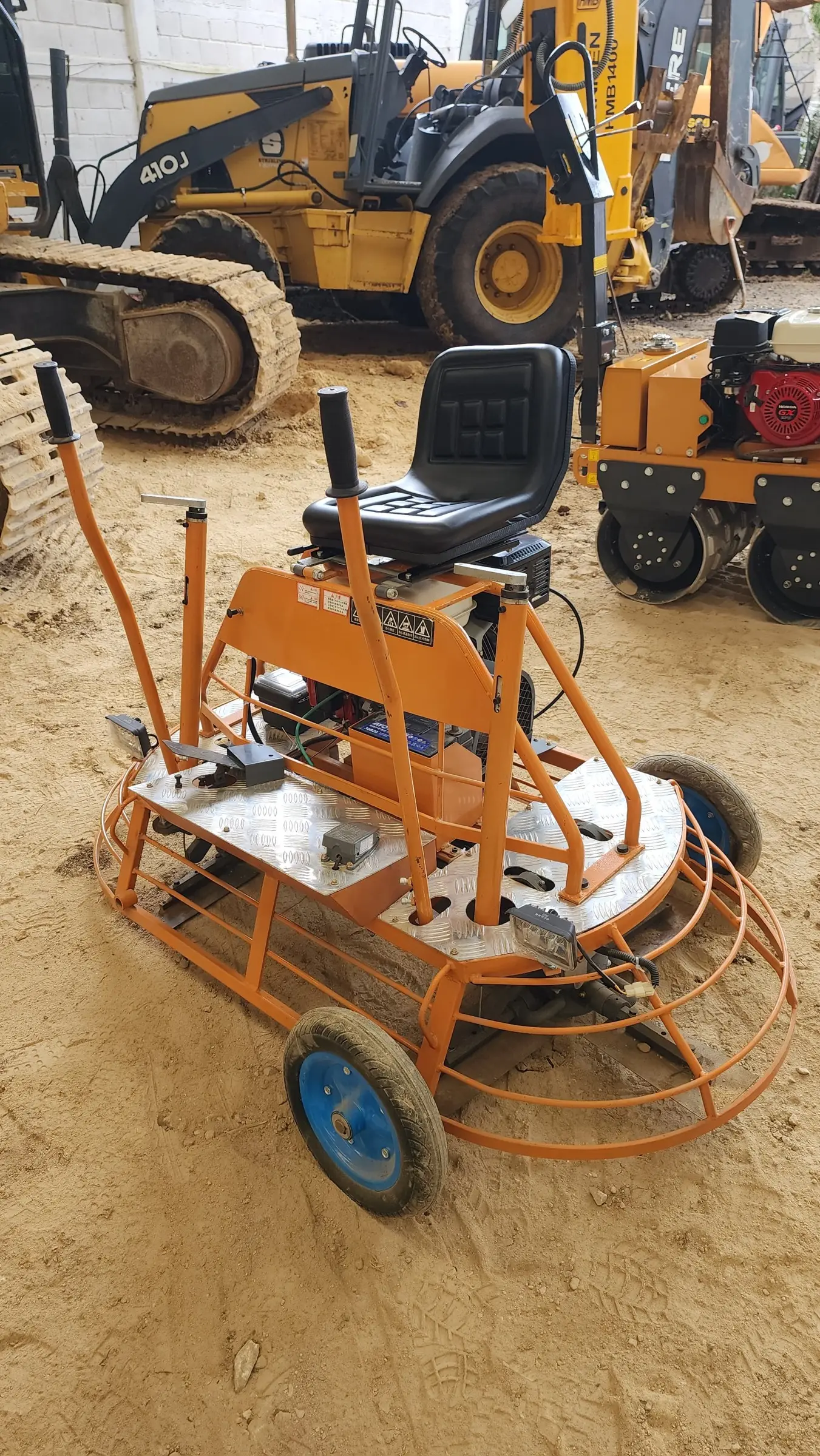 Allanadora montable para pulido de concreto