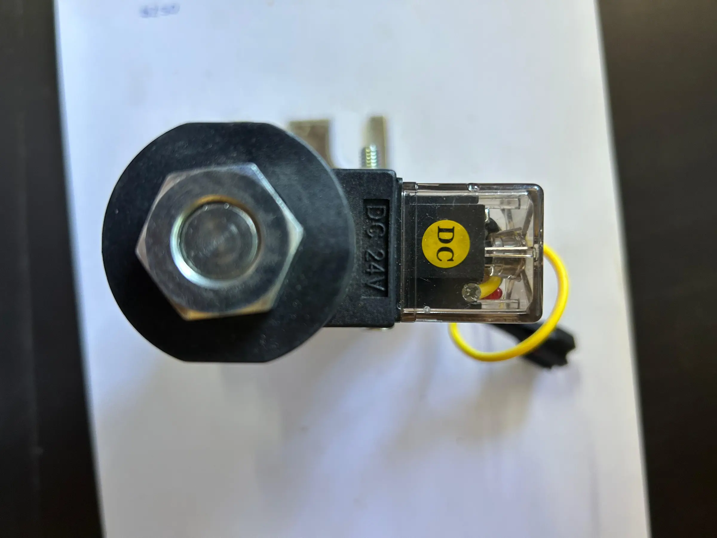 Electro válvula solenoide de24v para acoplador de excavadora