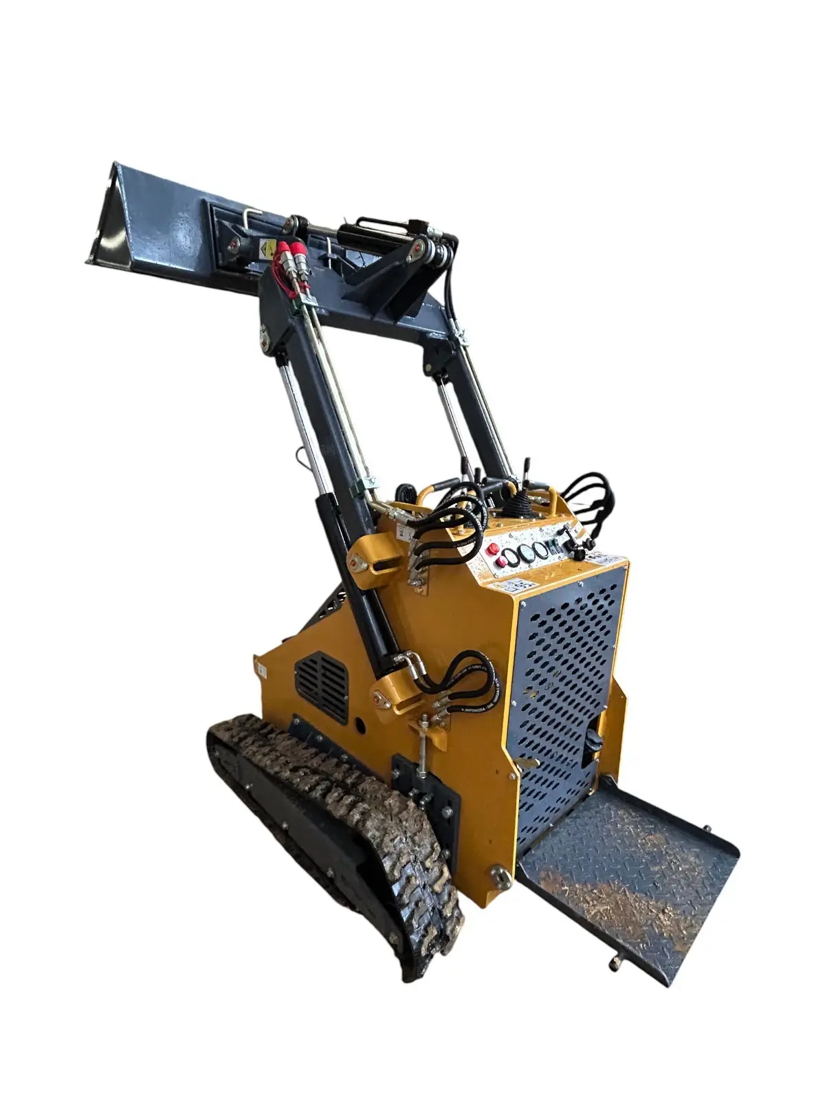 Mini Cargador BMS380 con Bandas, Bote 0.15 m³ Tipo Bobcat, photo 5