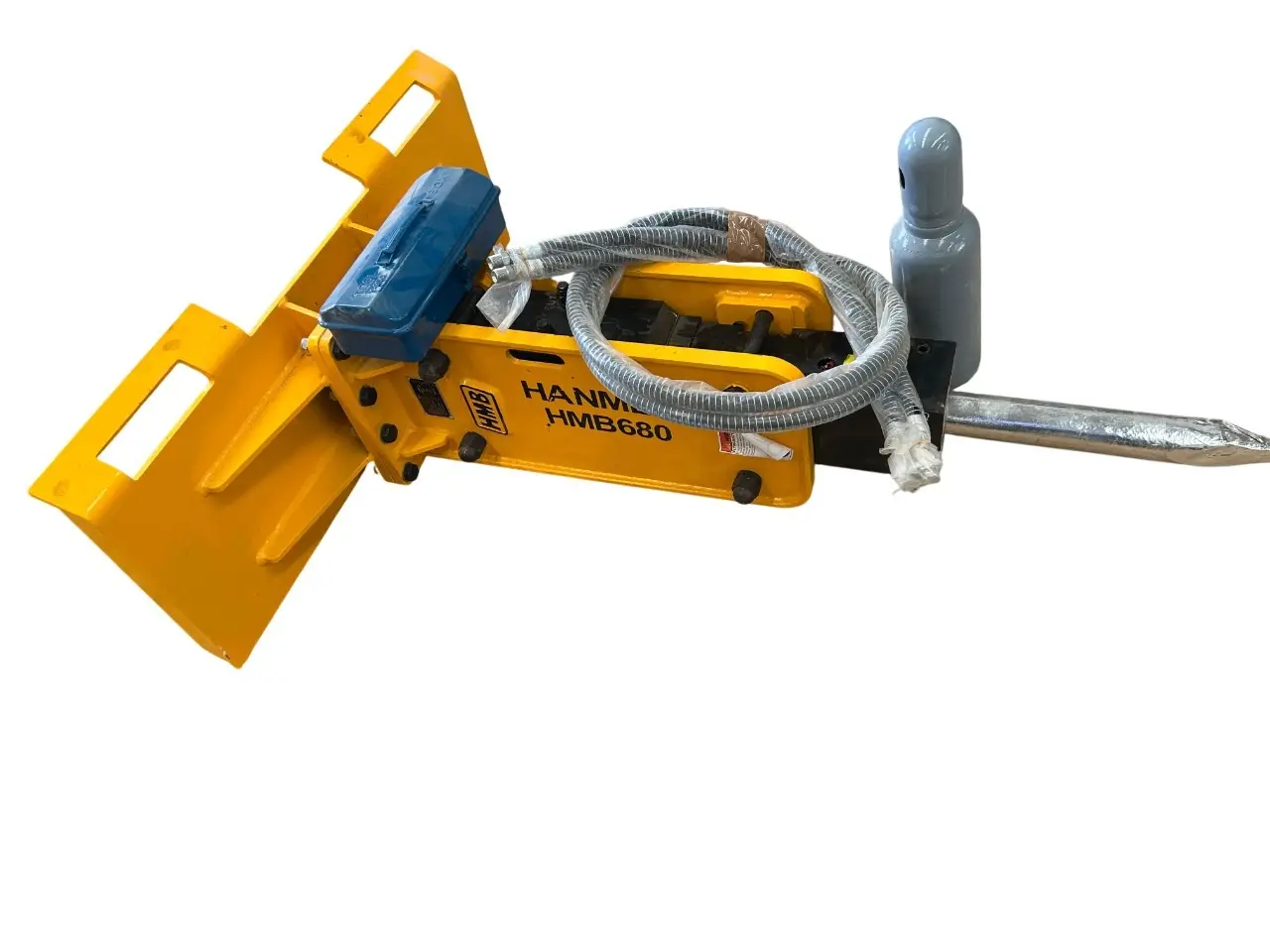 Martillo hidráulico para minicargador HMB680 para todas las marcas - Accesorios (foto 6)