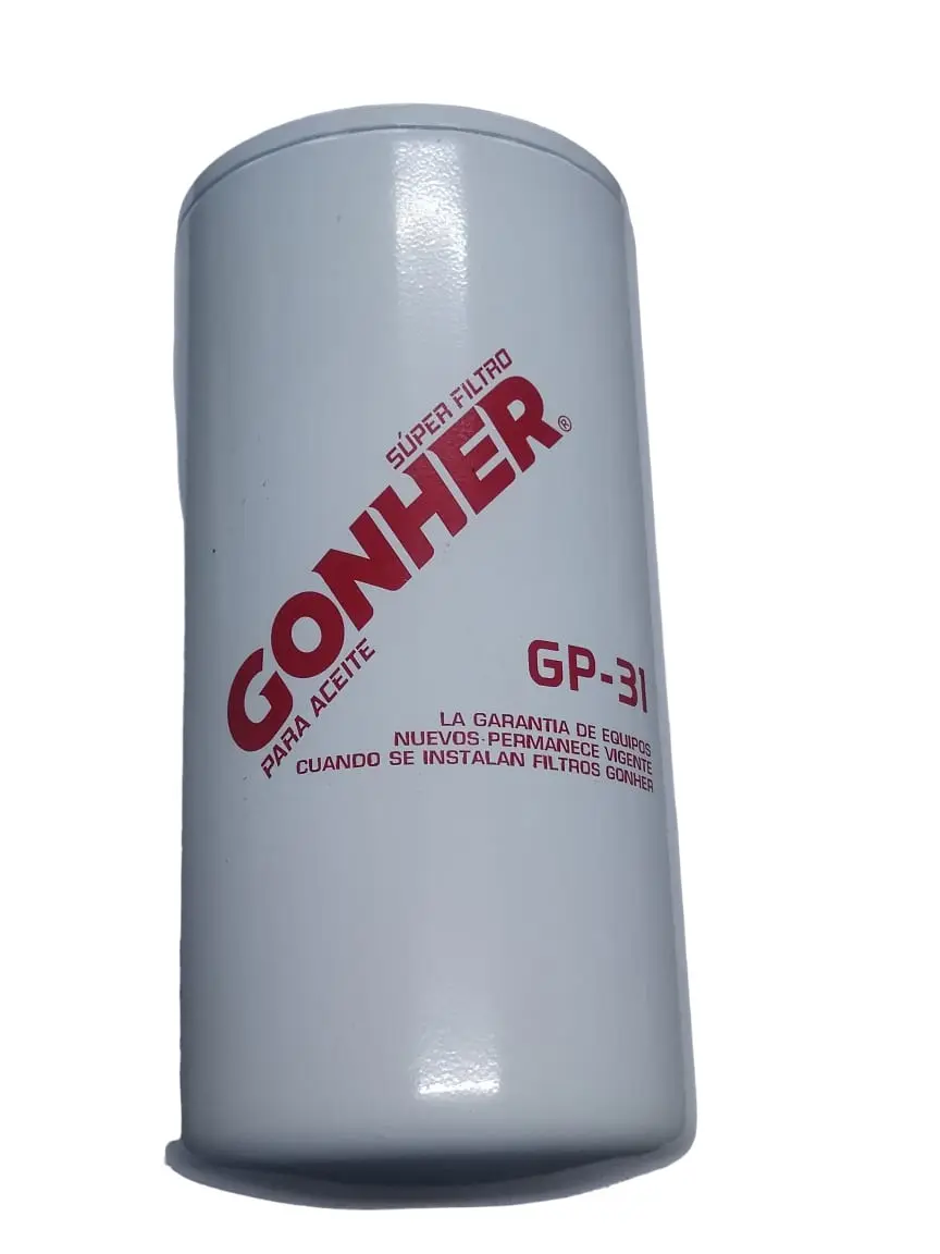 Filtro de aceite Gonher GP-31 para equipo pesado