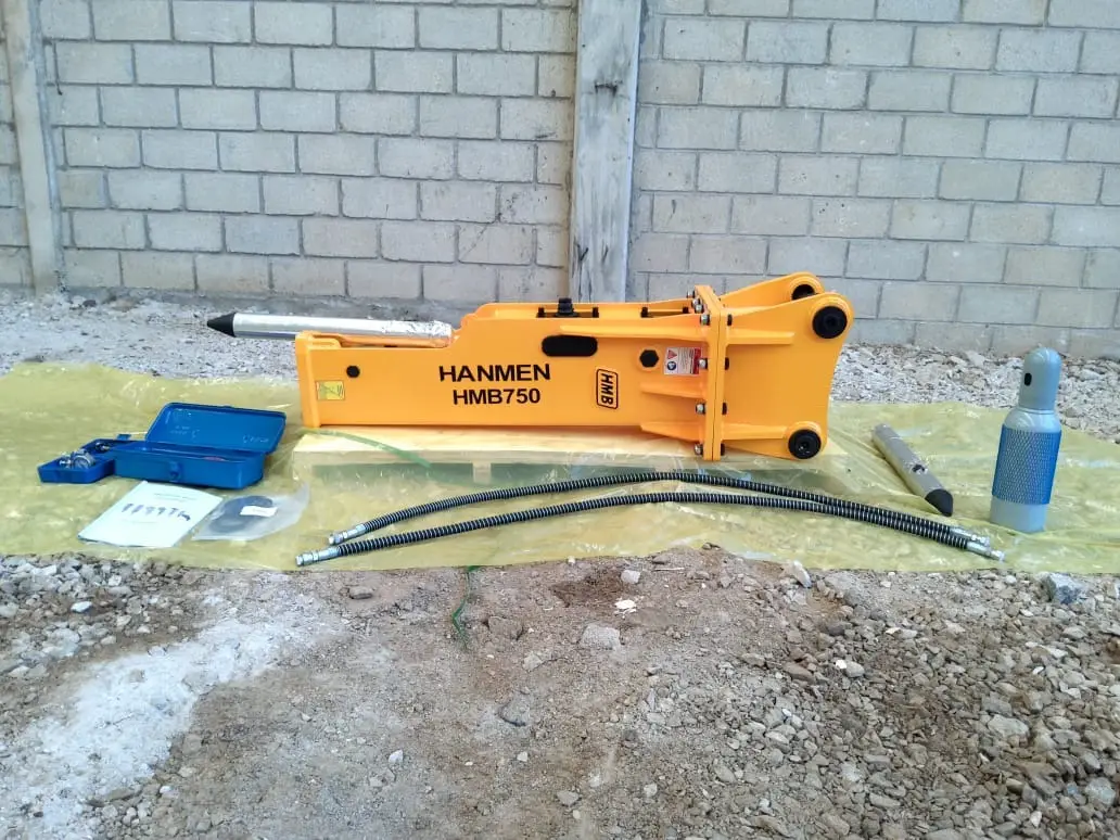 Martillo Hidráulico HMB750 para retroexcavadoras Nuevo Tipo Indeco