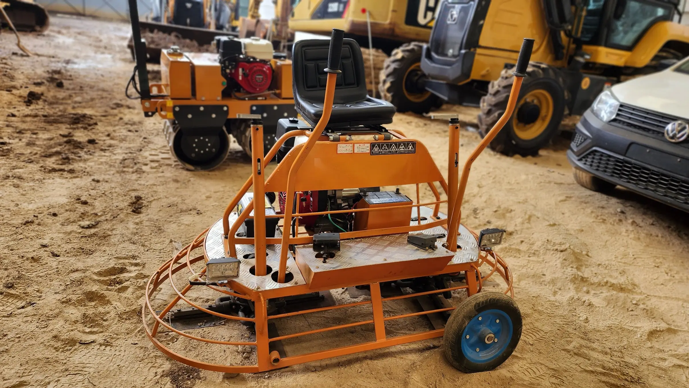 Allanadora montable para pulido de concreto