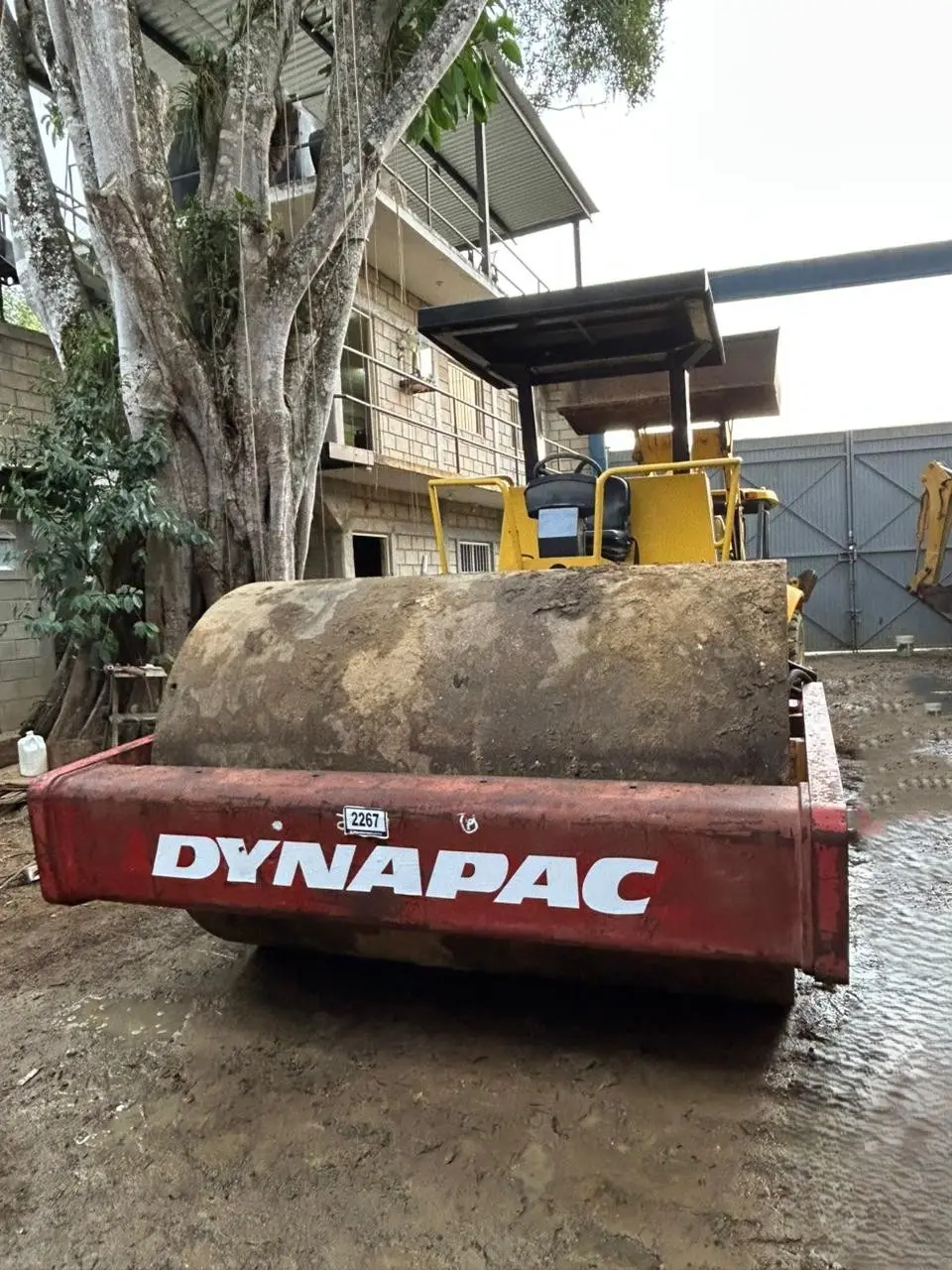 Rodillo Compactador Dynapac 250D 2008, 10.8 Ton