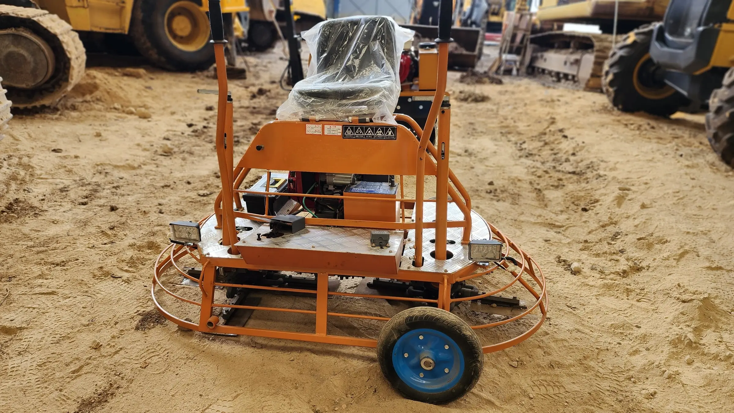 Allanadora montable para pulido de concreto