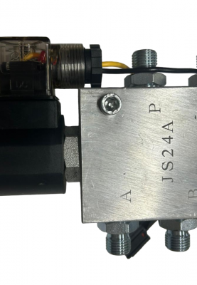 Electro válvula solenoide de12v para acoplador retroexcavadora
