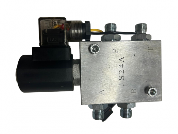 Electro válvula solenoide de12v para acoplador retroexcavadora