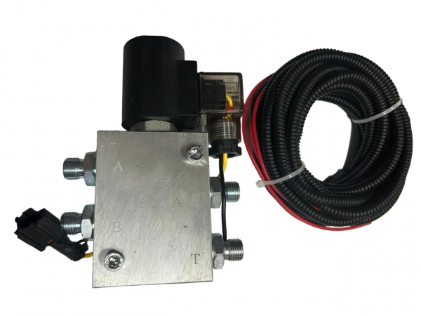 Electro válvula solenoide de12v para acoplador retroexcavadora - Image 5
