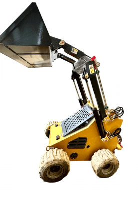 Minicargador frontal con neumáticos BMS380