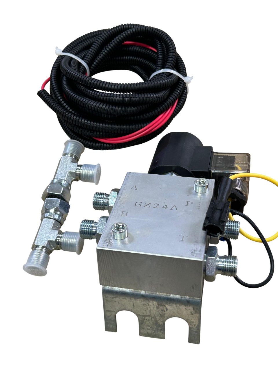 Electro válvula solenoide de24v para acoplador de excavadora - Image 5