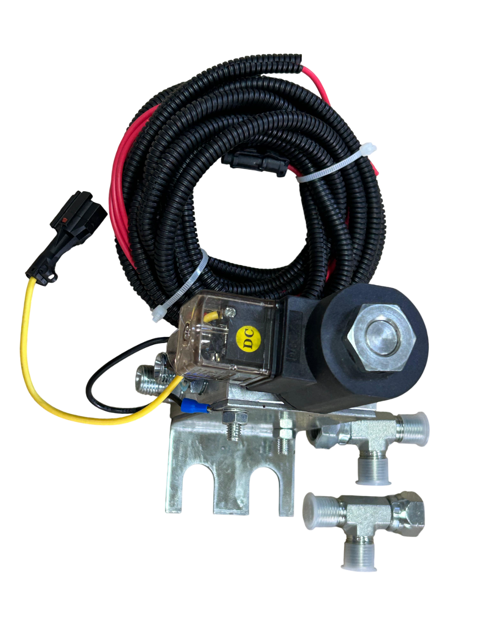 Electro válvula solenoide de24v para acoplador de excavadora - Image 6