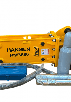 Martillo hidráulico para retroexcavadora HMB680 caja abierta